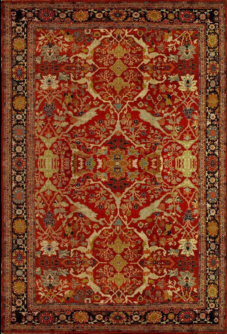 Antique Sultanabad rug, 12'7