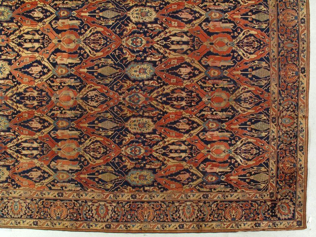 Antique Agra rug, 14'3