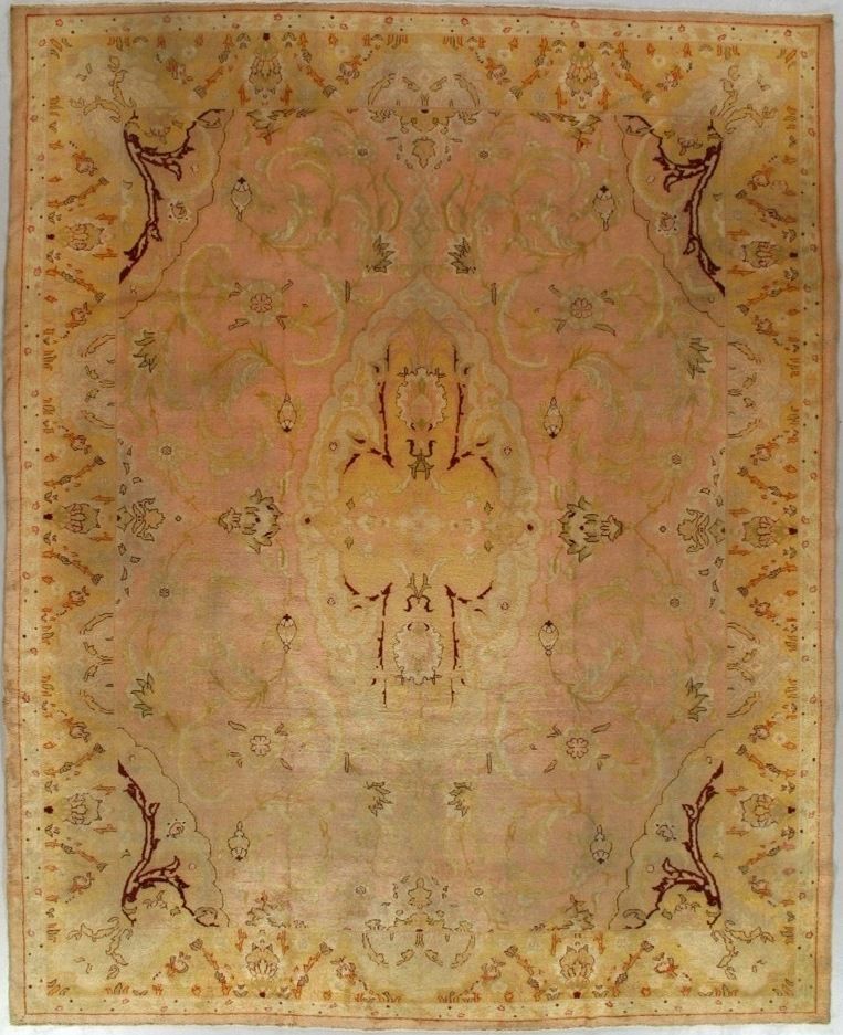 Antique Agra rug, 10'5