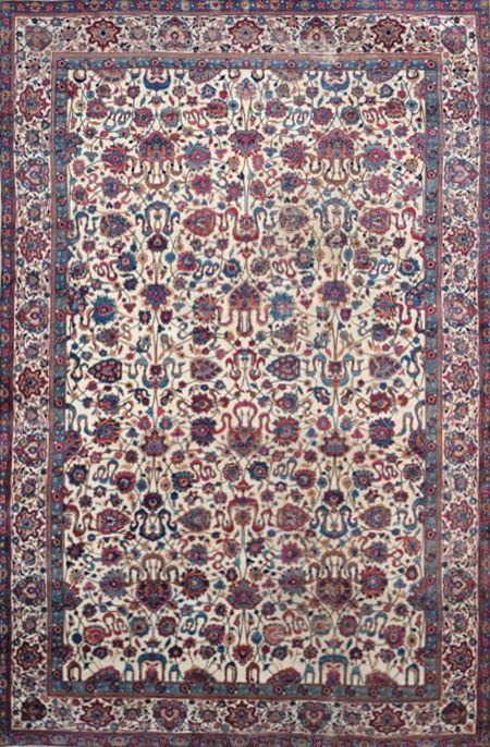 Antique Lavar Kerman rug, 10'8" x 16'8", First Rugs