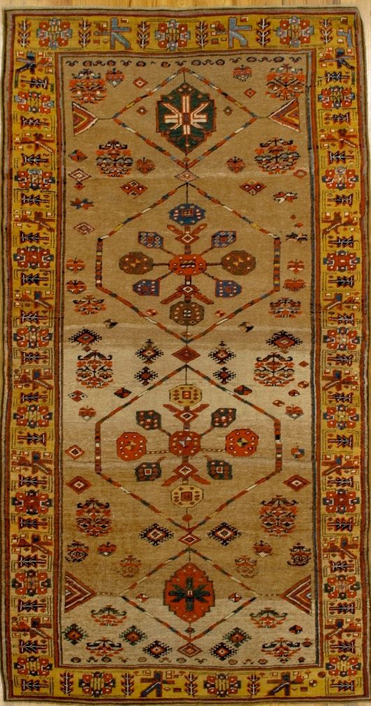 Antique Bijar rug, 4'8