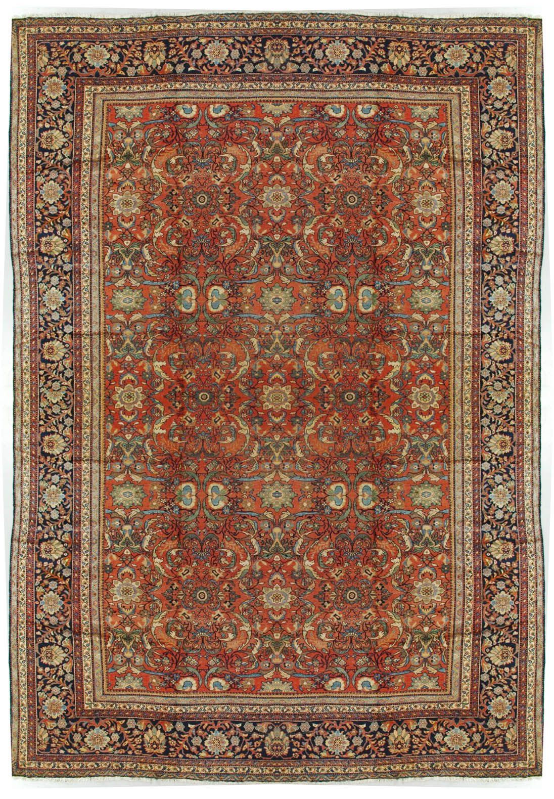 Antique Sultanabad rug, 13'9