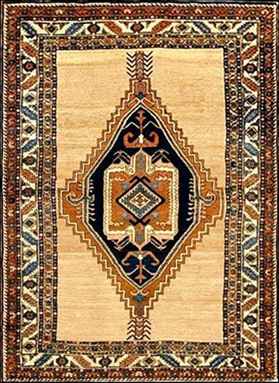 Antique Bakhshaish rug, 4'10" x 6'2", First Rugs