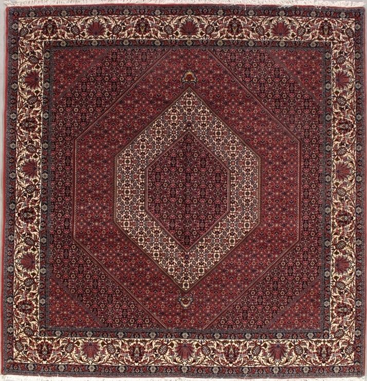 Persian Bijar rug, 8'4" X 8'7", First Rugs