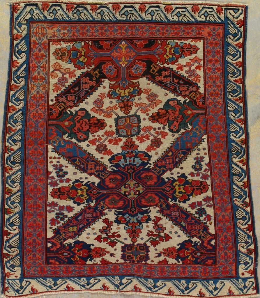 Antique Caucasian rug, 3'7