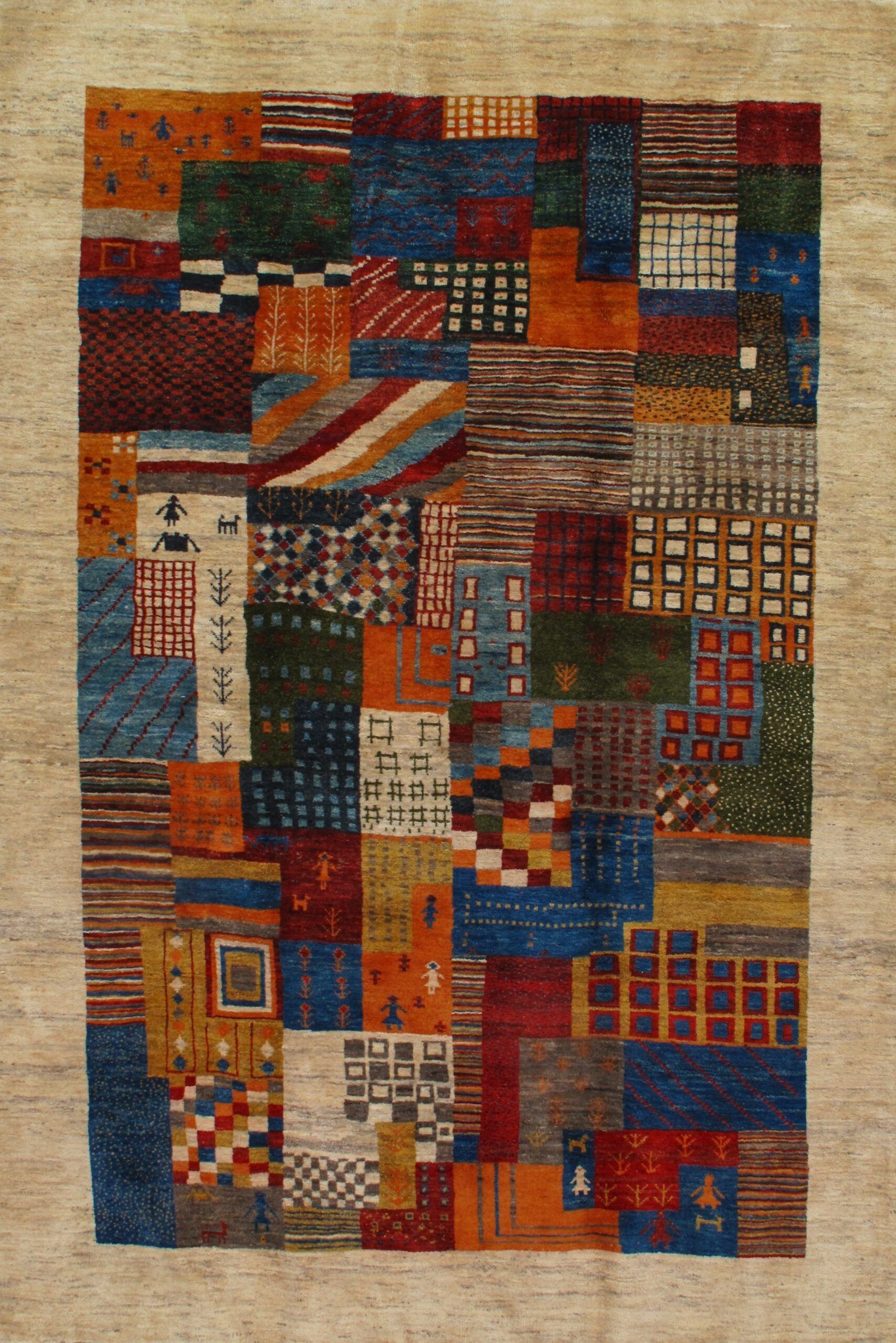 Gabbeh rug, 5'9" x 8'4", First Rugs