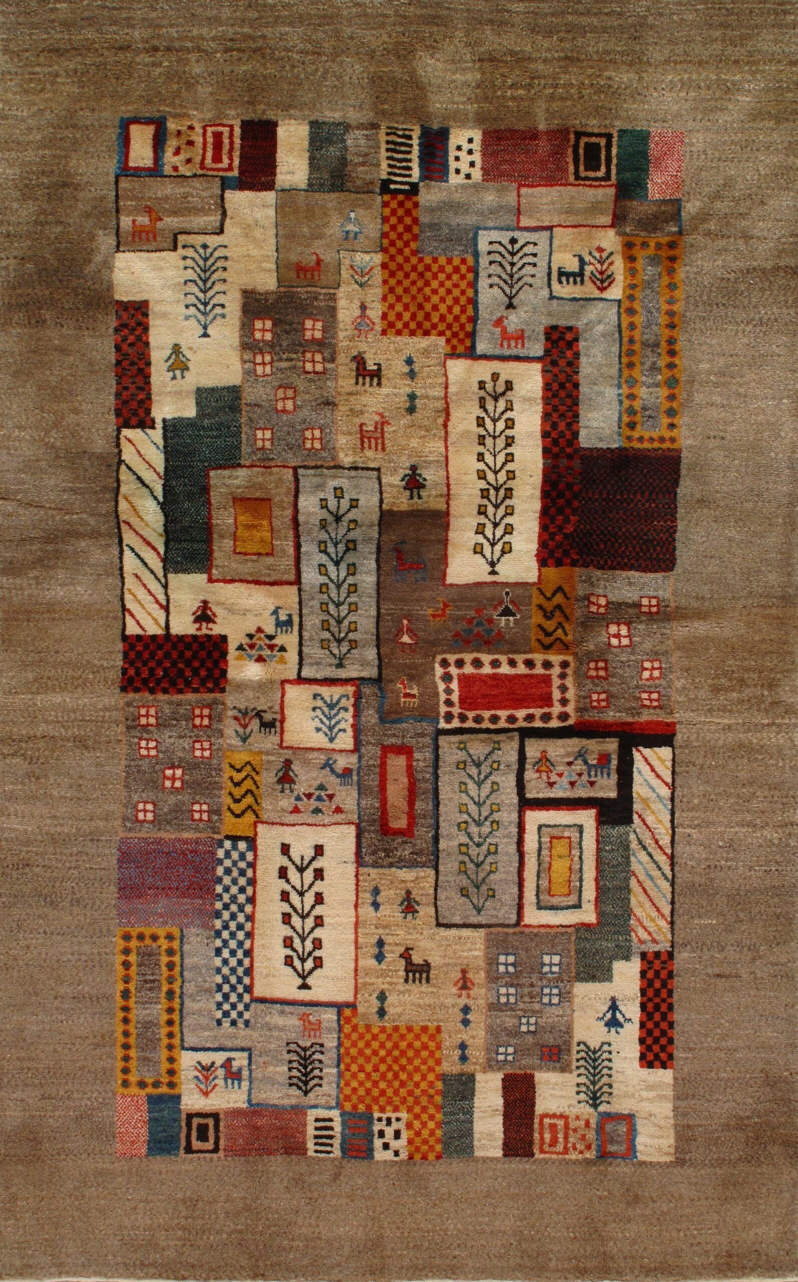 Gabbeh rug, 4'5" x 7'3", First Rugs
