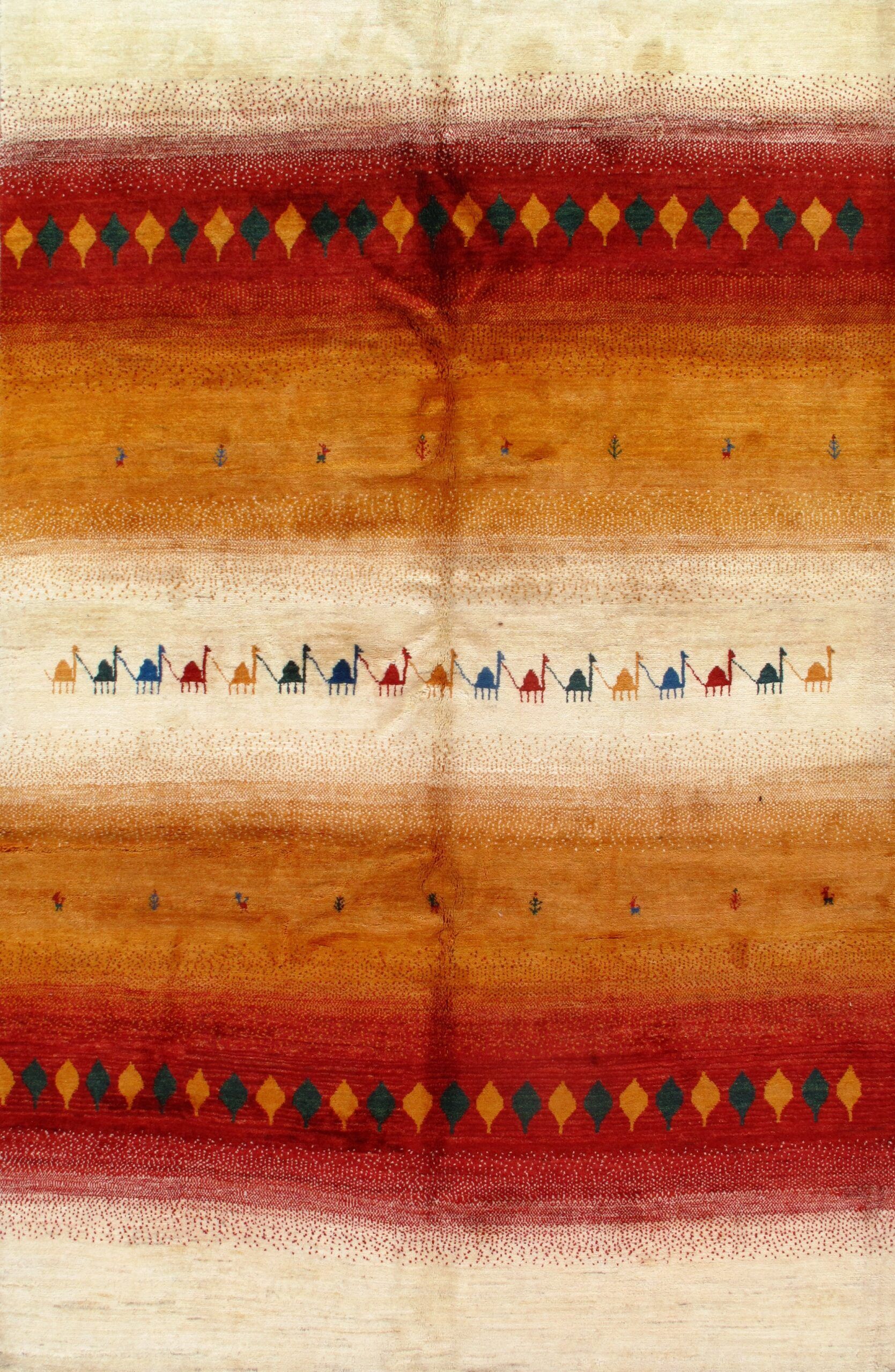 Gabbeh rug, 6'5