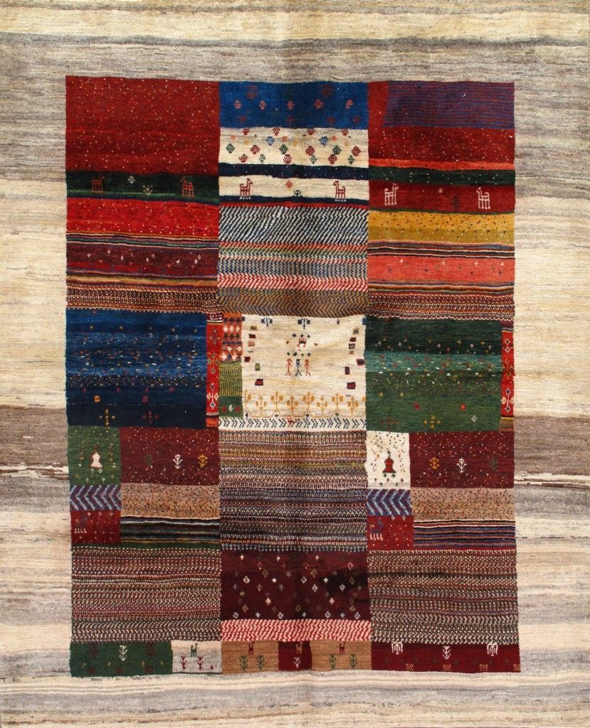 Gabbeh rug, 5' x 6'2", First Rugs