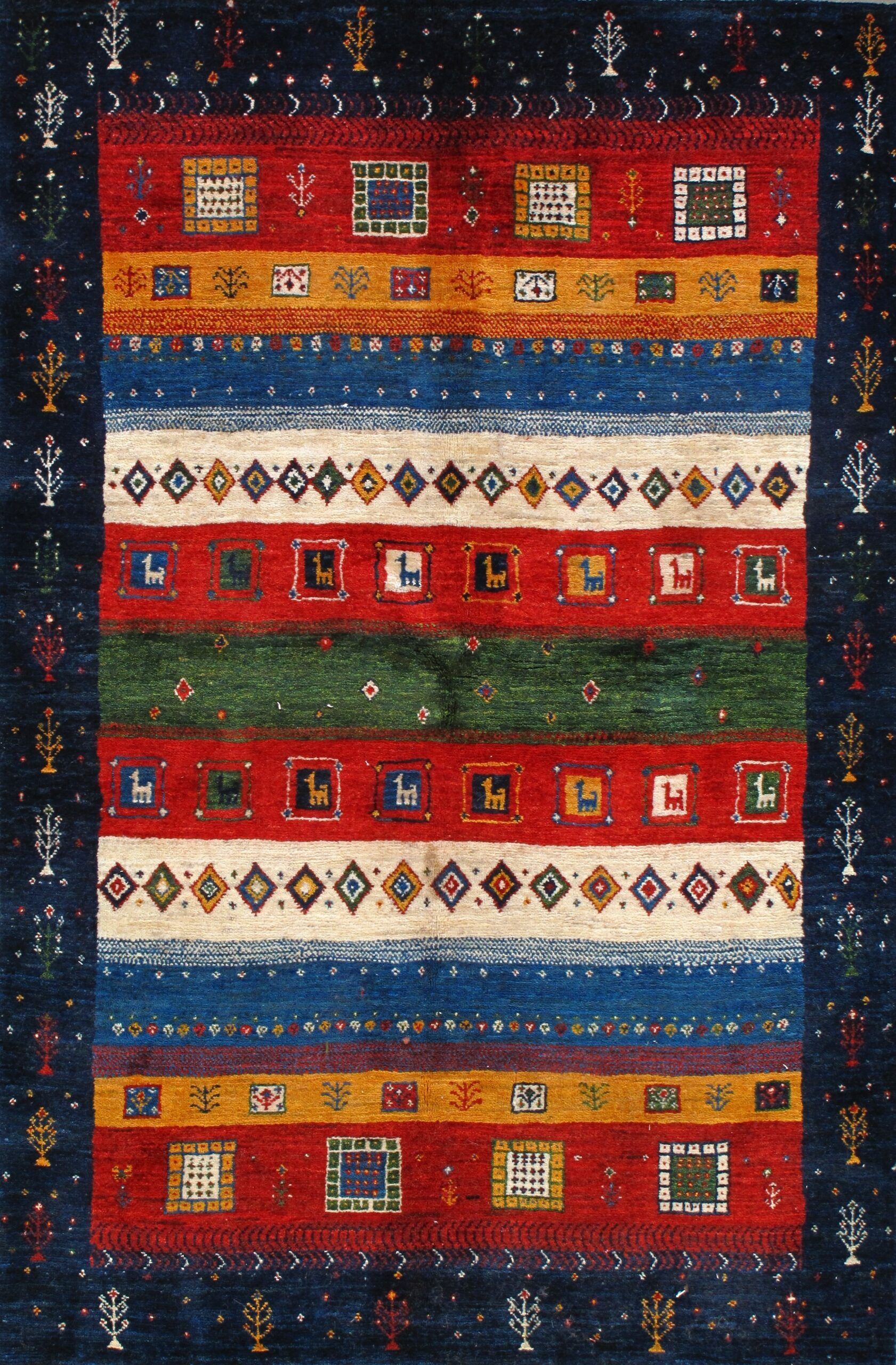 Gabbeh rug, 3'4" x 5'1", First Rugs