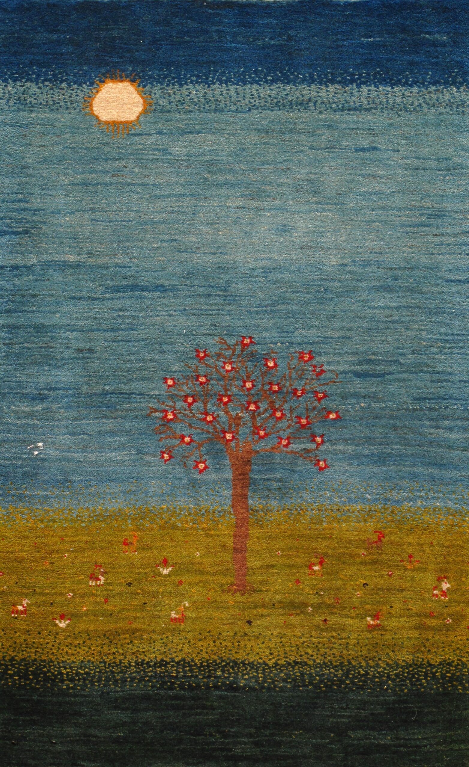 Gabbeh rug, 2' x 3'3