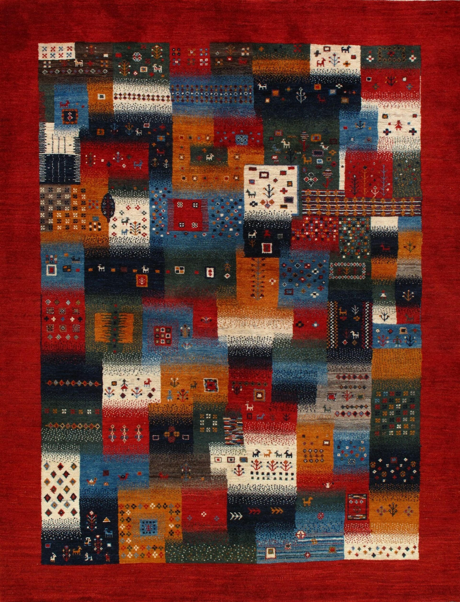 Gabbeh rug, 4'11" x 6'5", First Rugs