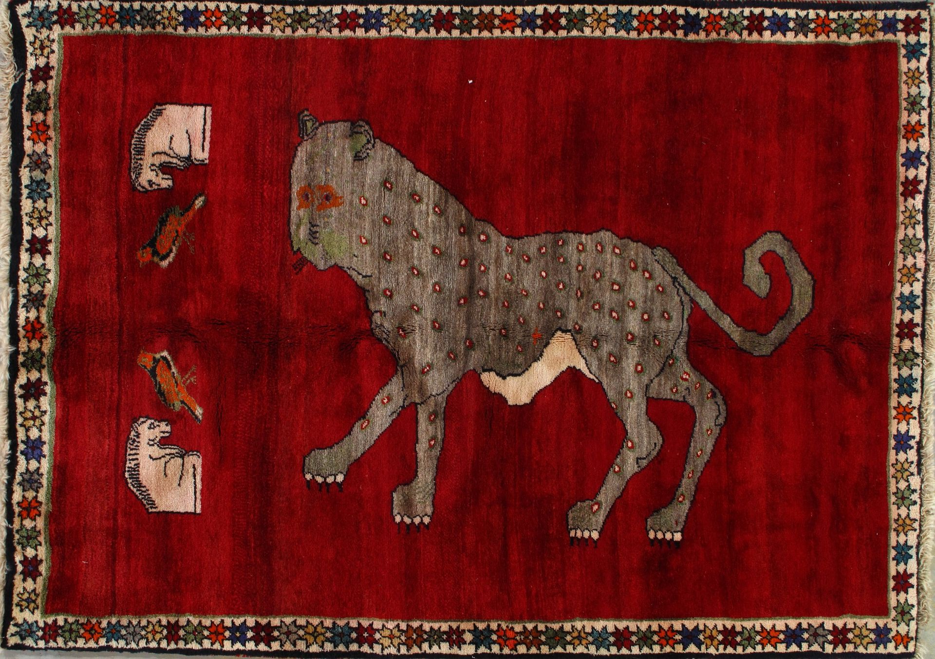Vintage Gabbeh rug, 4'9