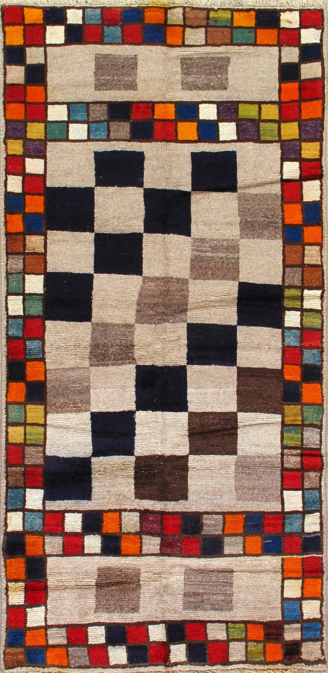 Vintage Gabbeh rug, 3'8