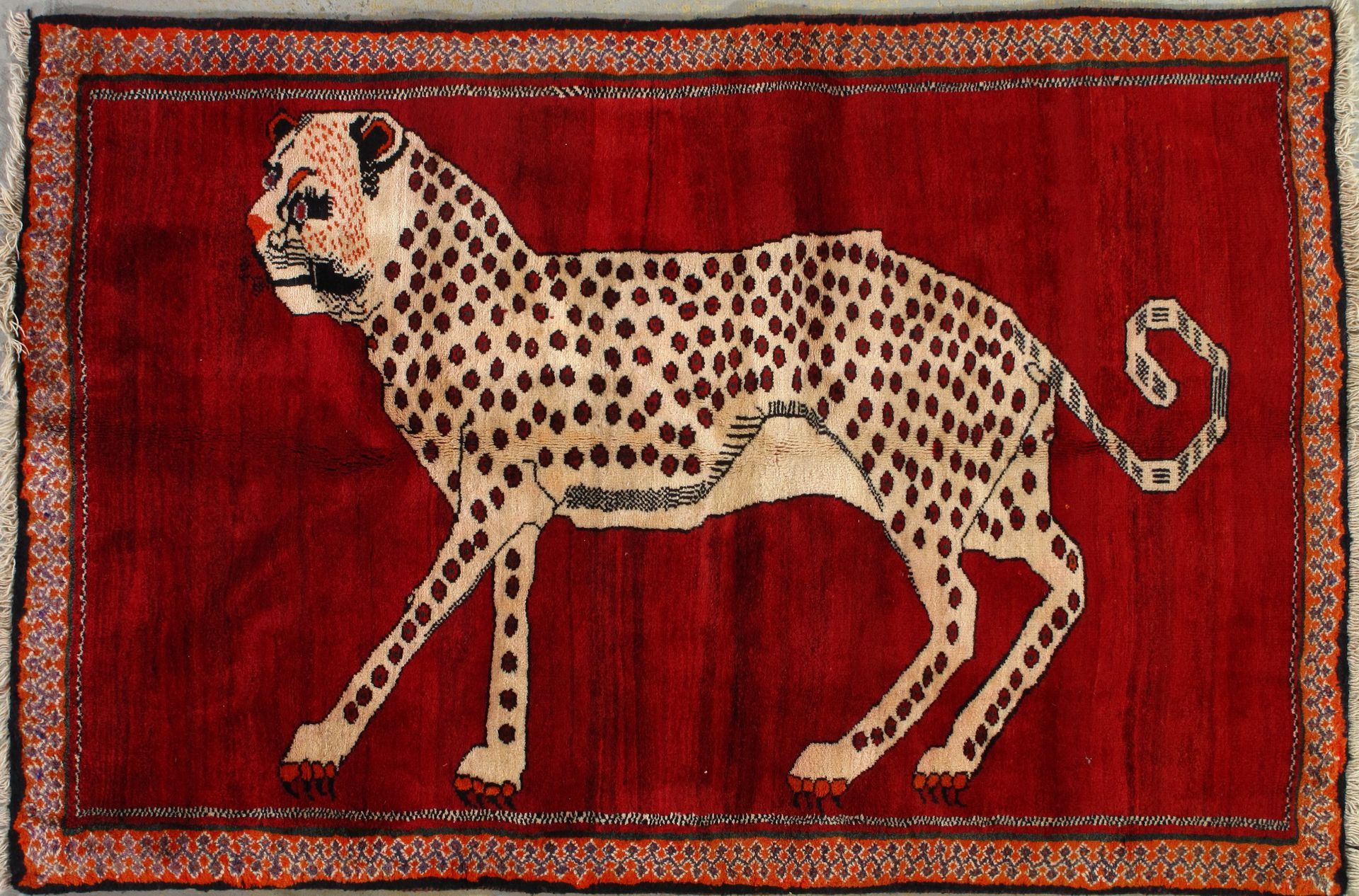 Vintage Gabbeh rug, 4' x 6', First Rugs