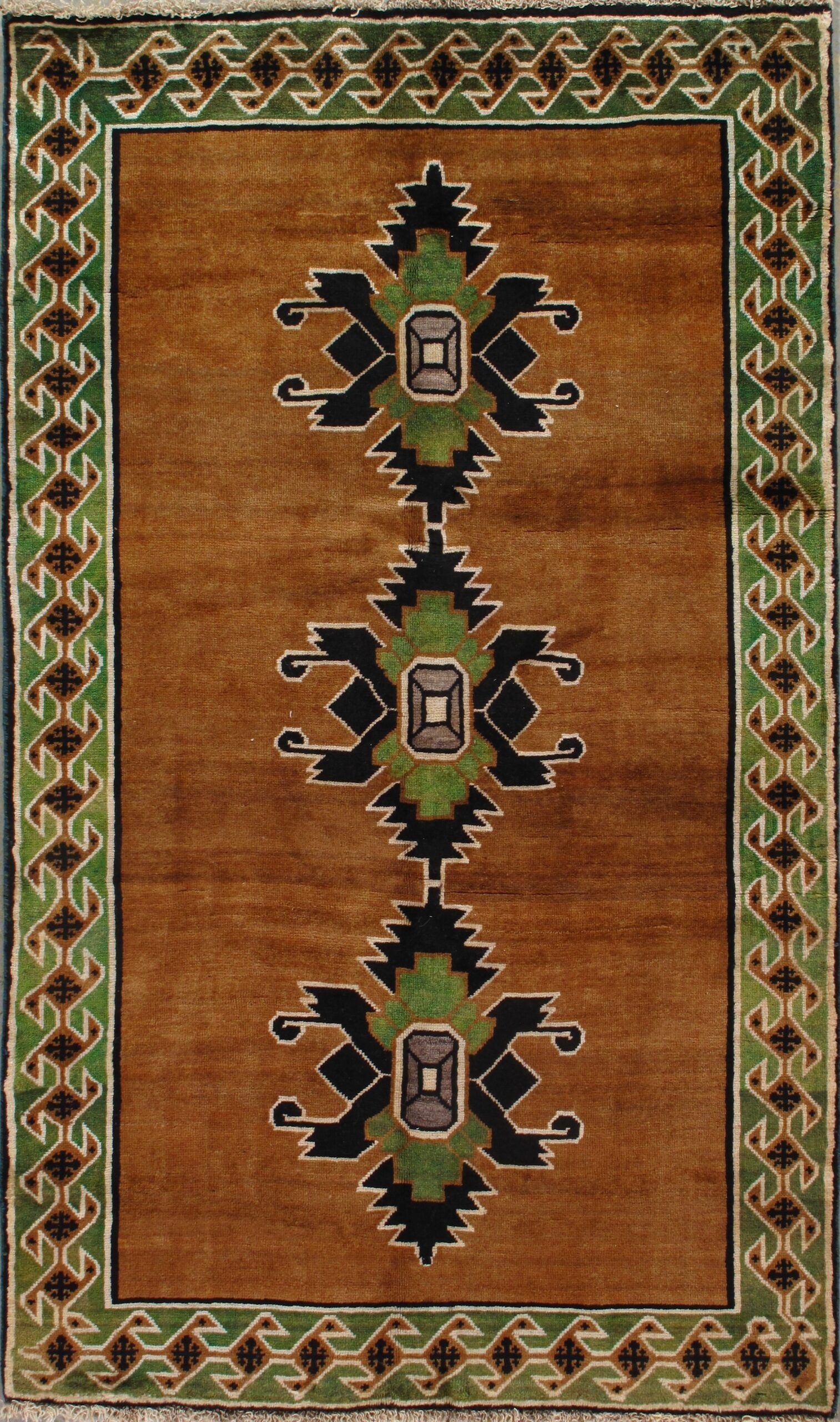 Vintage Gabbeh rug, 3'11