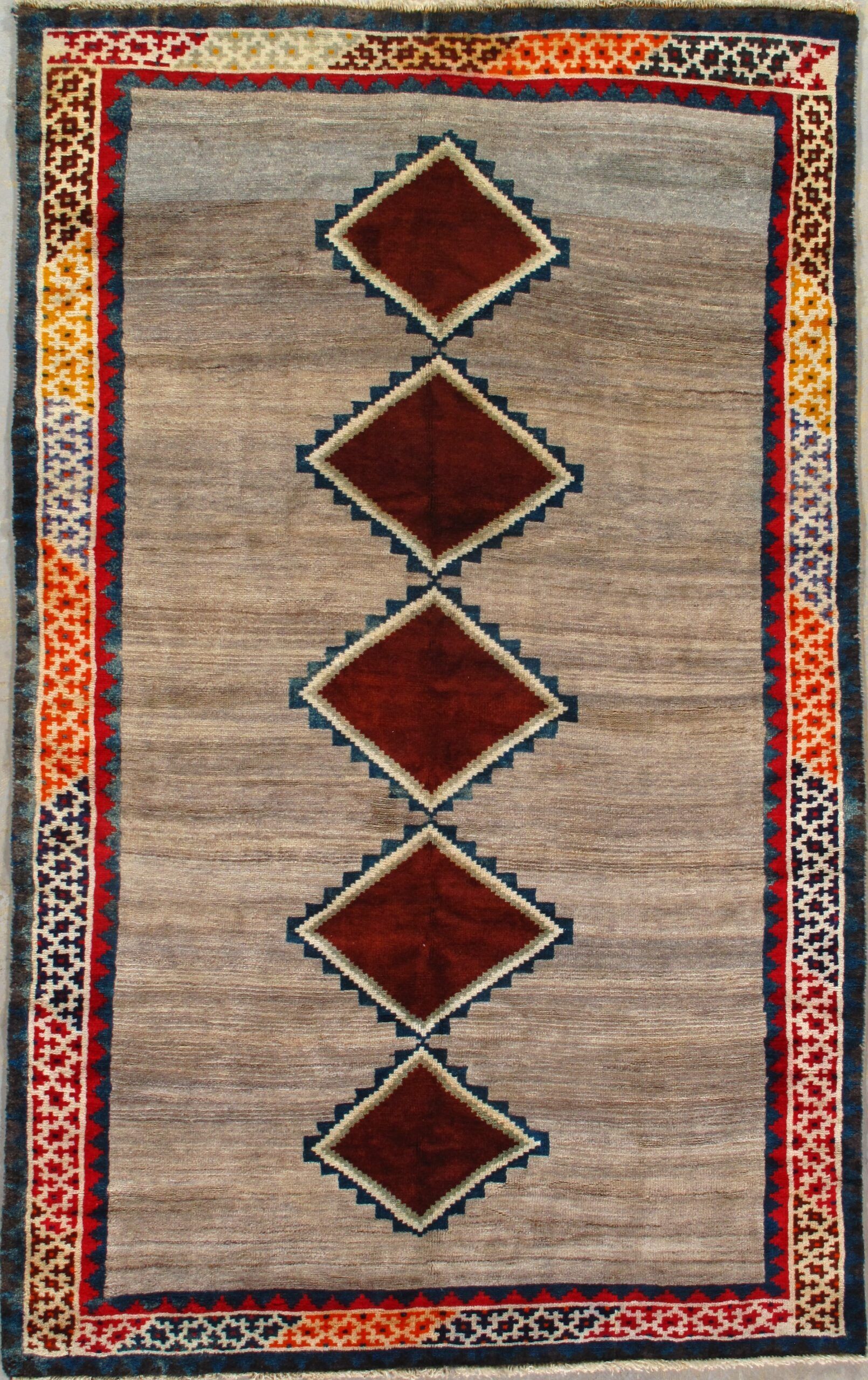 Vintage Gabbeh rug, 5'1