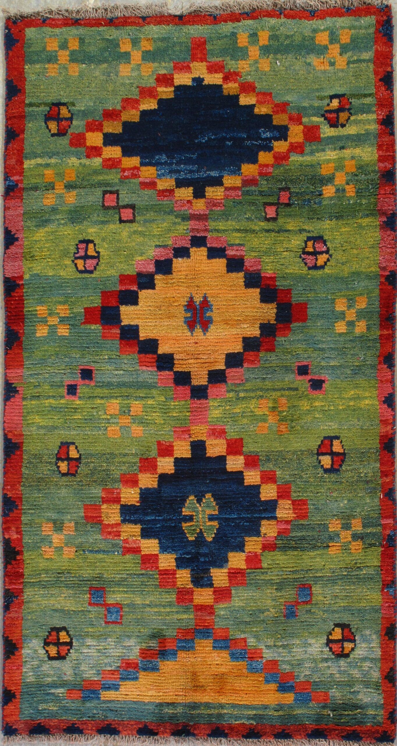 Vintage Gabbeh rug, 3'4
