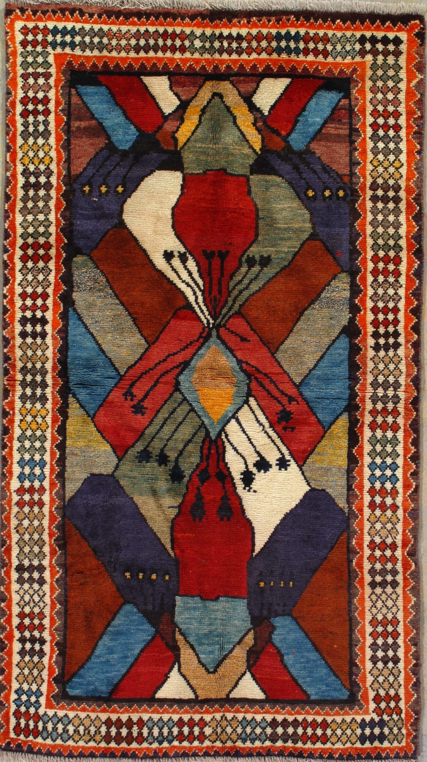 Vintage Gabbeh rug, 3'3