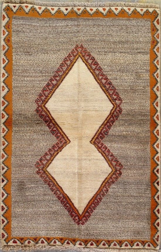 Vintage Gabbeh rug, 3'5" x 5'1", First Rugs