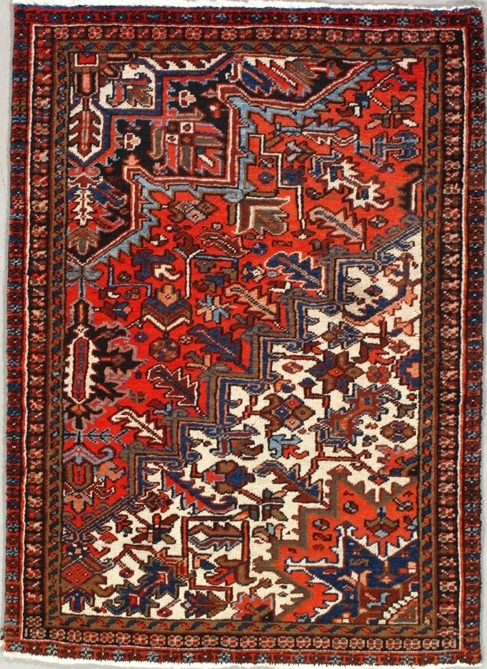 Persian Heriz rug, 3'9" X 5'2", First Rugs