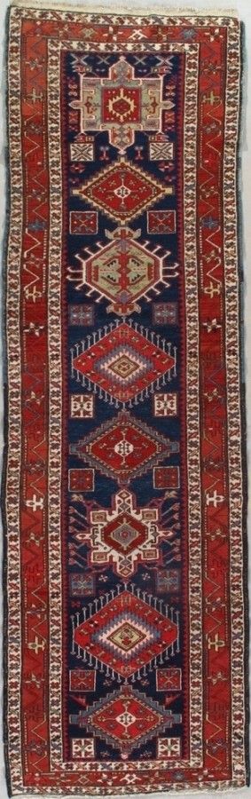 Antique Heriz rug, 3'2" x 10'8", First Rugs