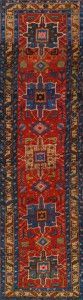 Antique Heriz rug, 3' x 11', First Rugs