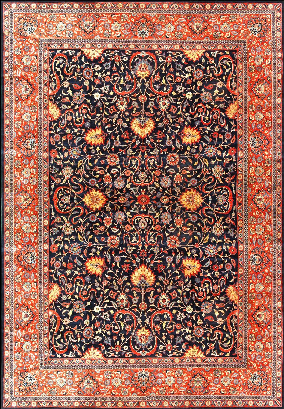 Persian Isfahan rug, 13' X 19', First Rugs