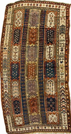 Antique Kazak rug, 5' x 11'2
