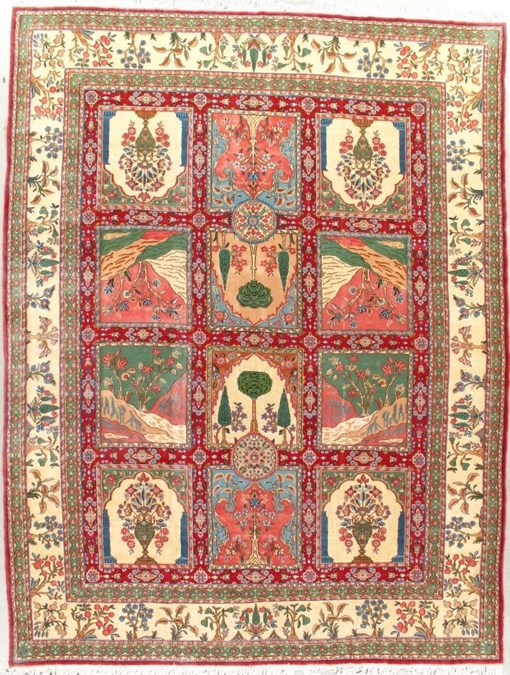 Persian Kerman rug, 9'7" X 12'8", First Rugs