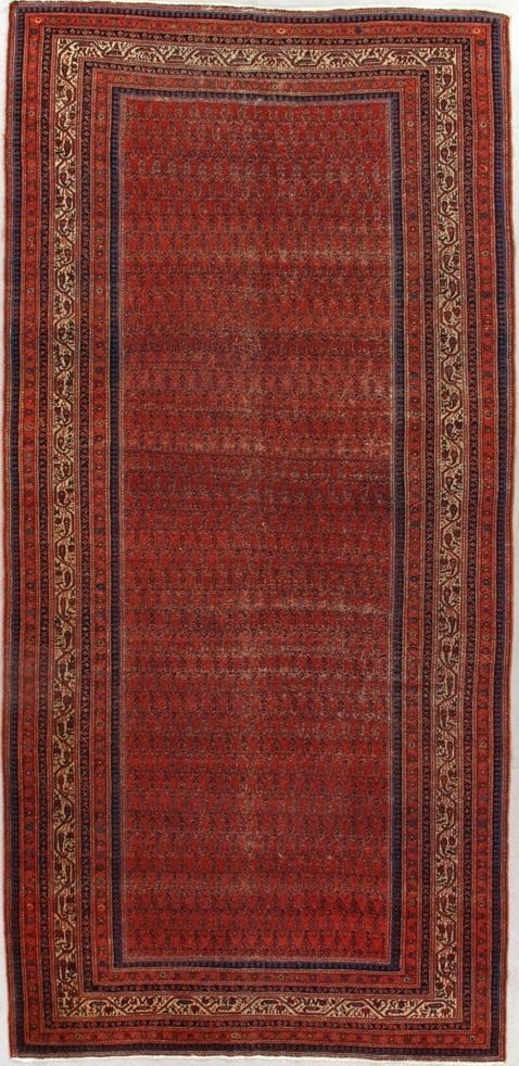 Antique Malayer rug, 6' x 12'6