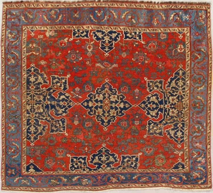 Antique Oushak rug, 5'8" x 6'4", First Rugs