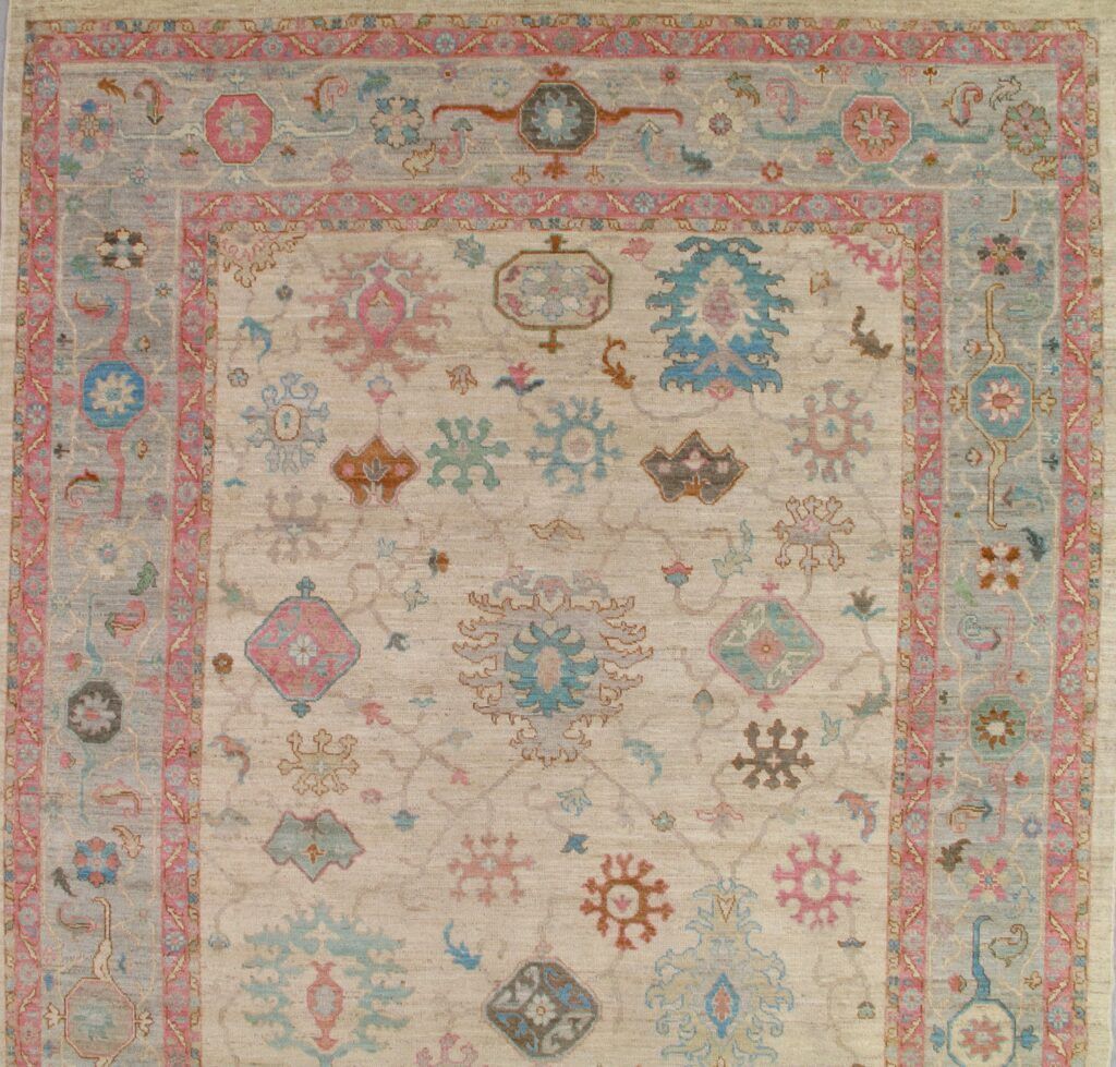 Pakistan Oushak rug, 10'11