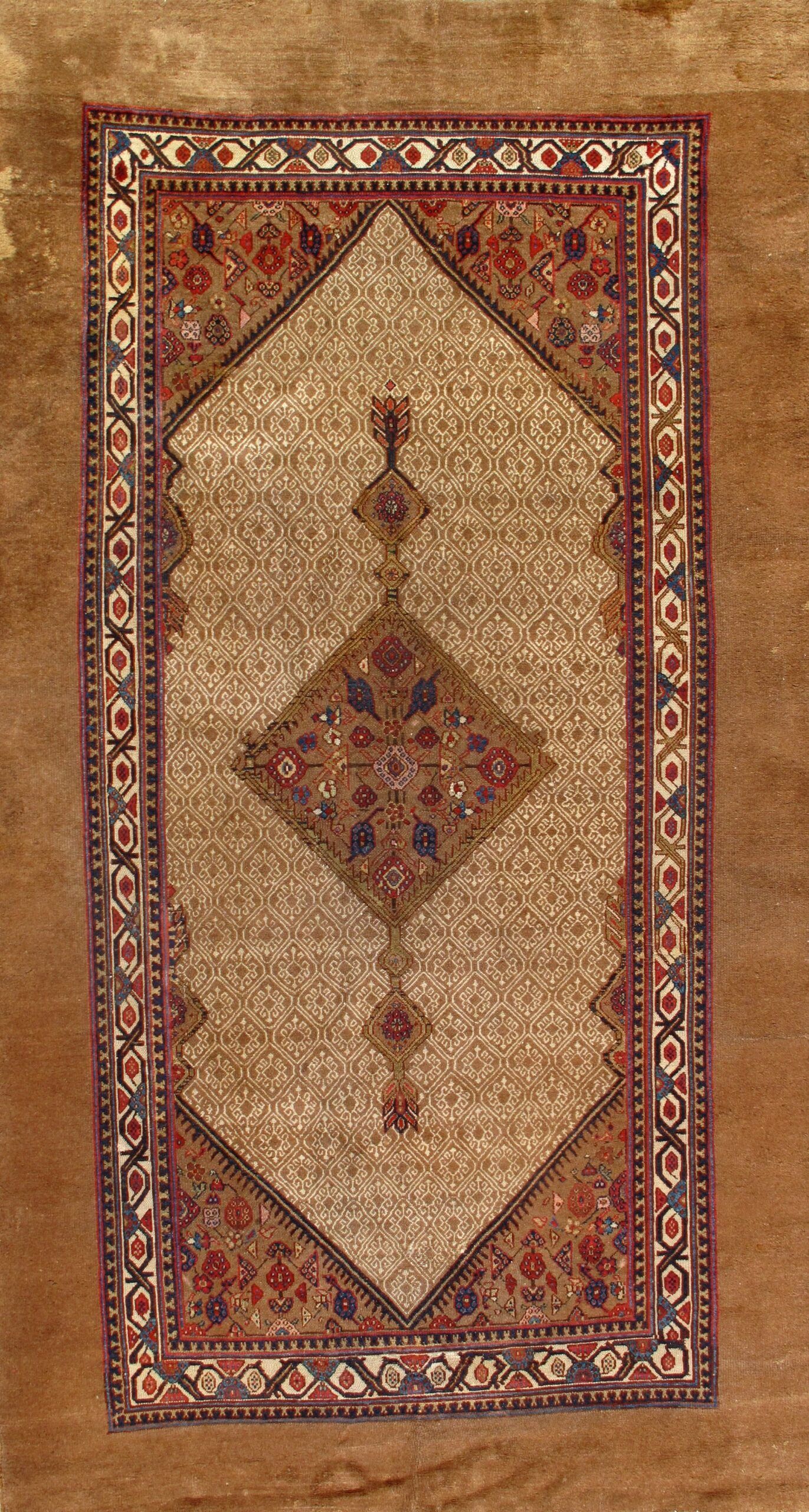Antique Serab rug, 5'10