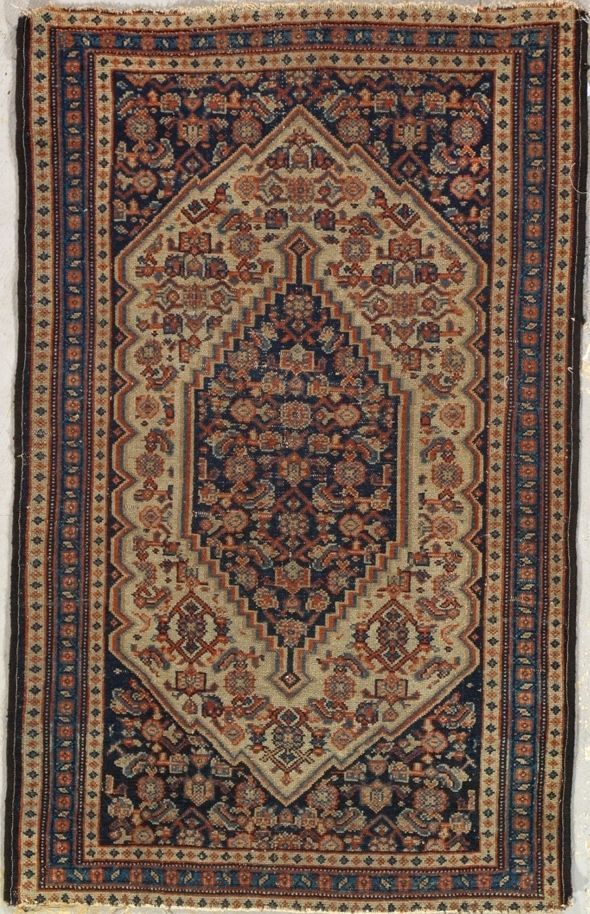 Persian Senneh rug, 2'11" X 3', First Rugs