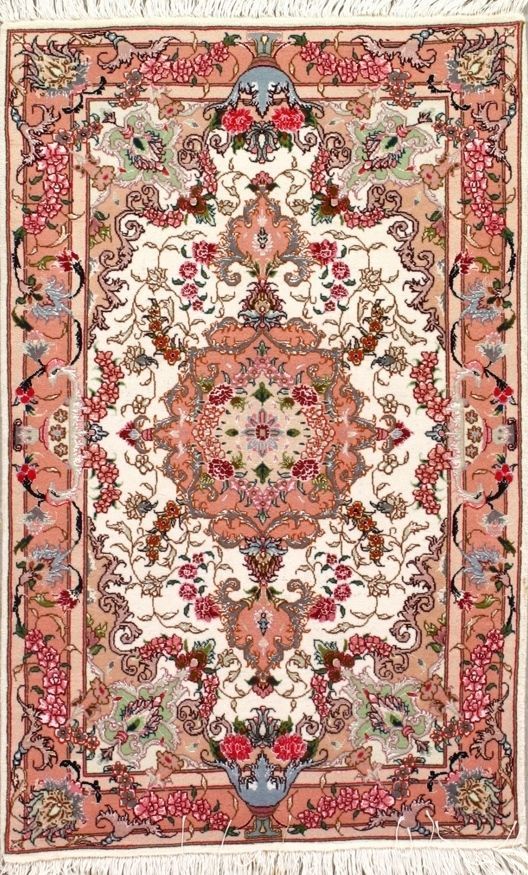 Persian Tabriz rug, 2'9