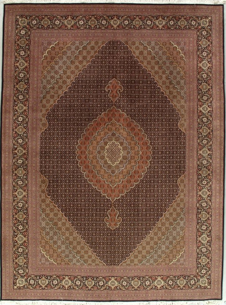 Persian Tabriz With Silk rug, 8'6