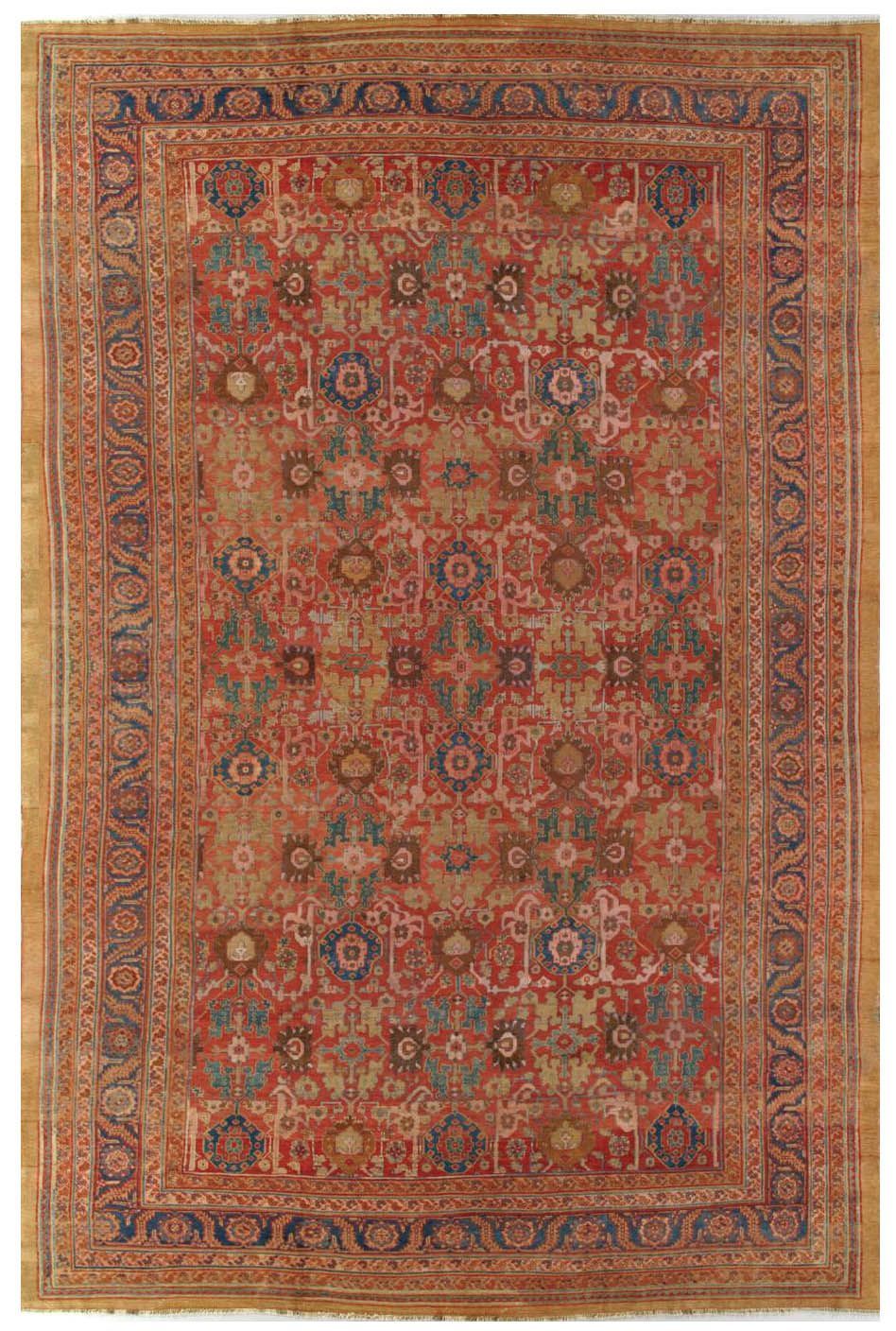 Antique Bakhshaish rug, 12'8