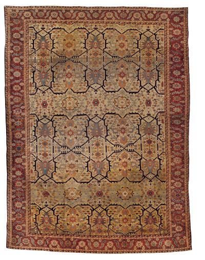 Antique Serapi rug, 11'2
