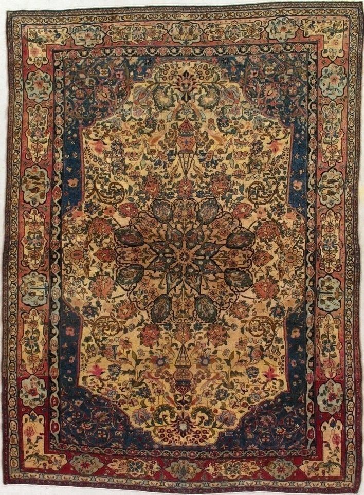 Persian Kerman rug, 6'10