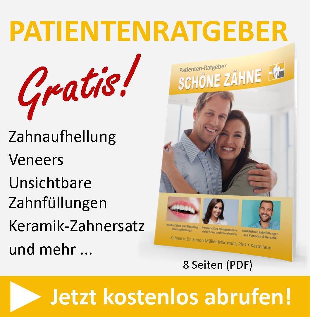Hier klicken und Ratgeber Download Patienten-Ratgeber Zahnästhetik Kastellaun