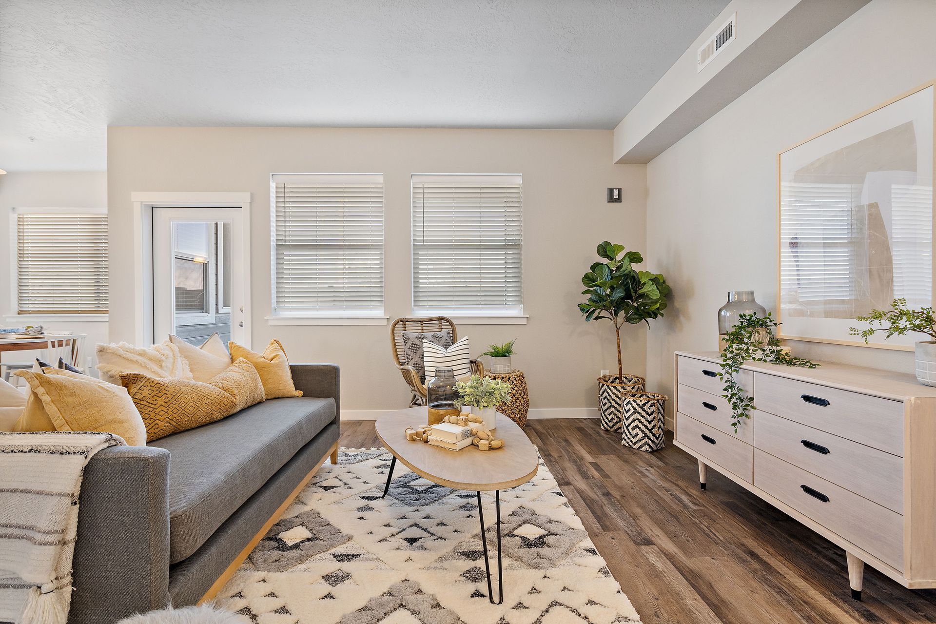Brownstone flats living room 2