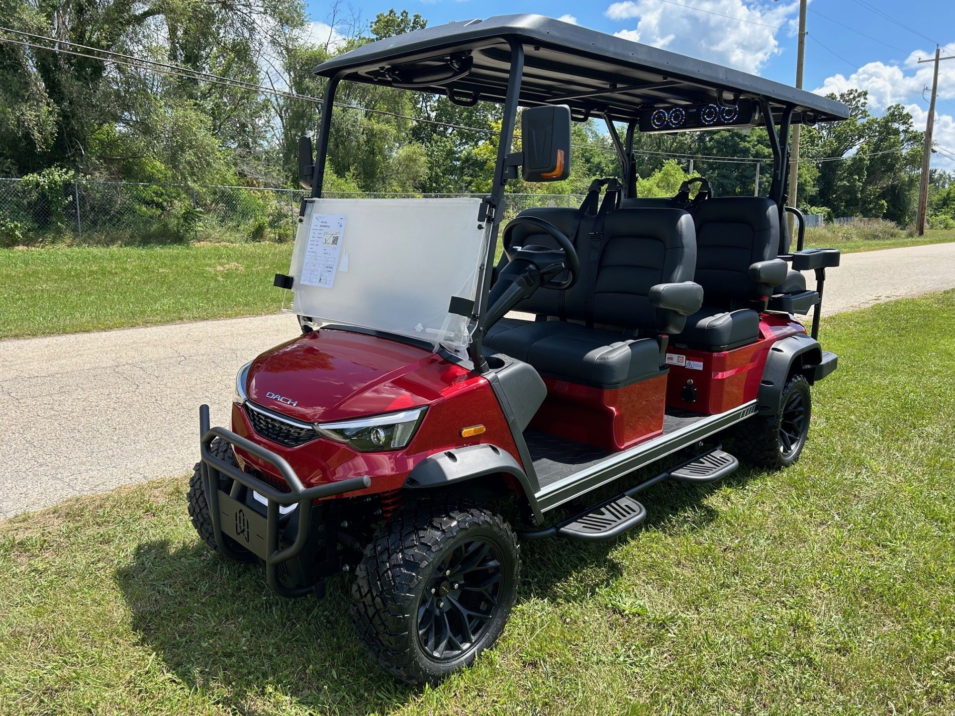 Red DACH Apollo 4+2 front Allstates Golf Carts Elkhart, IN