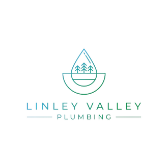 a logo for a plumbing company called linley valley plumbing .