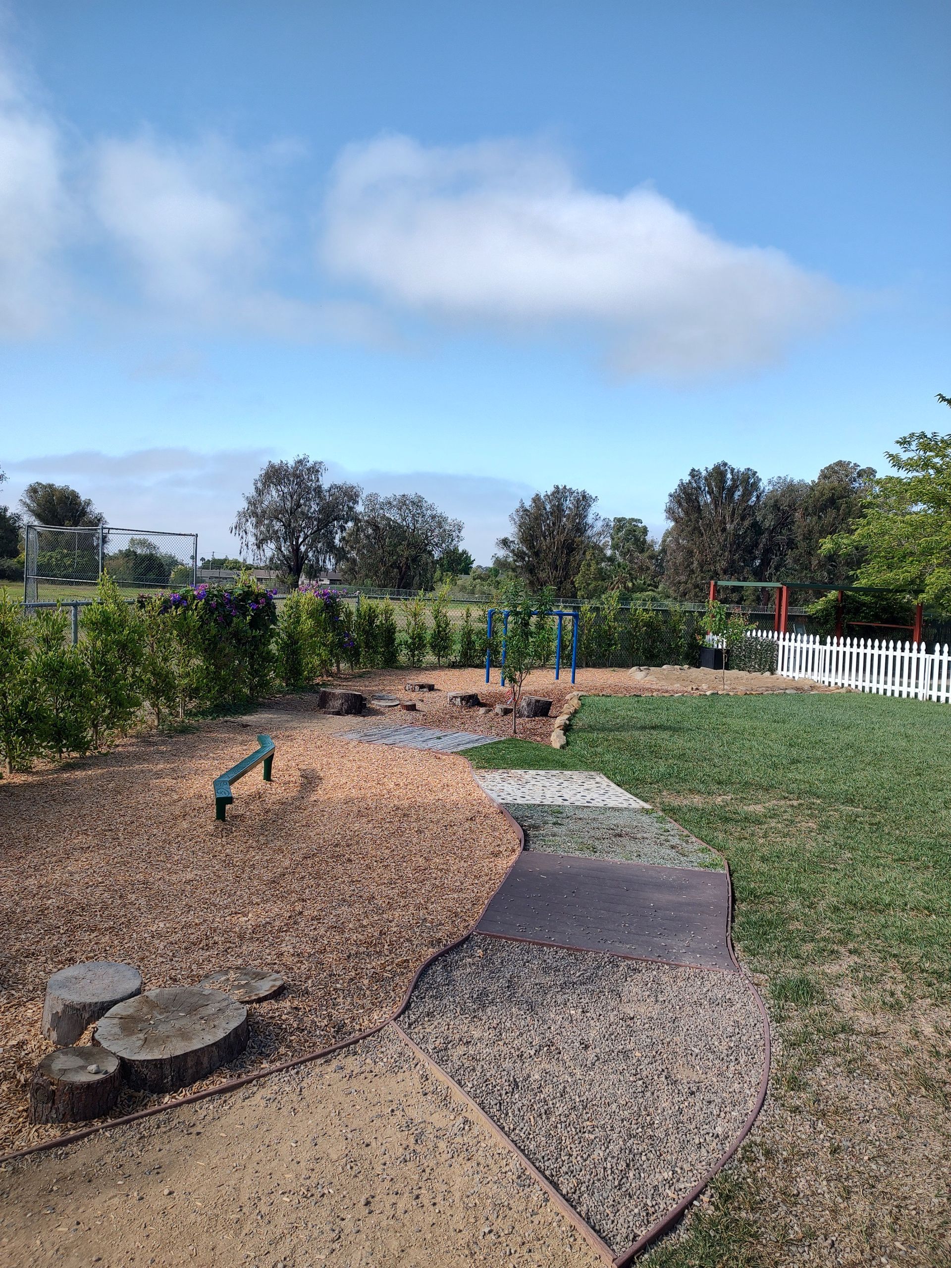 South Coast Montessori's new yard