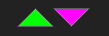 Hidden divergence arrow up / down style