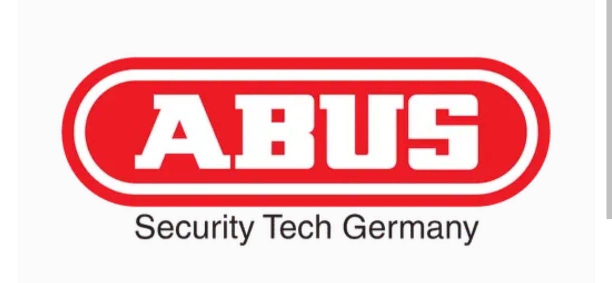 Logo ABUS in rosso e bianco con lo slogan 