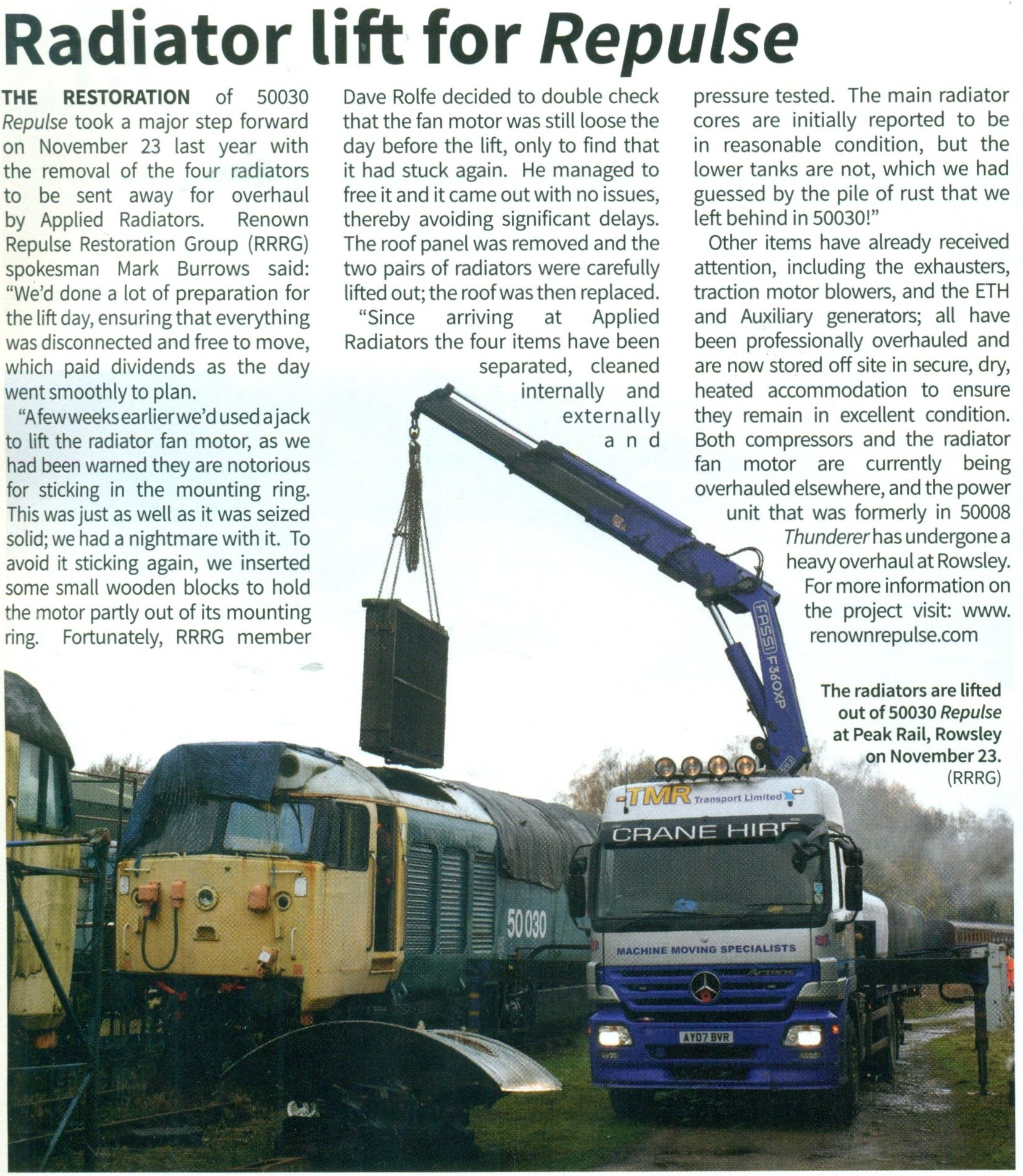 Class 50 Loco Radiator
