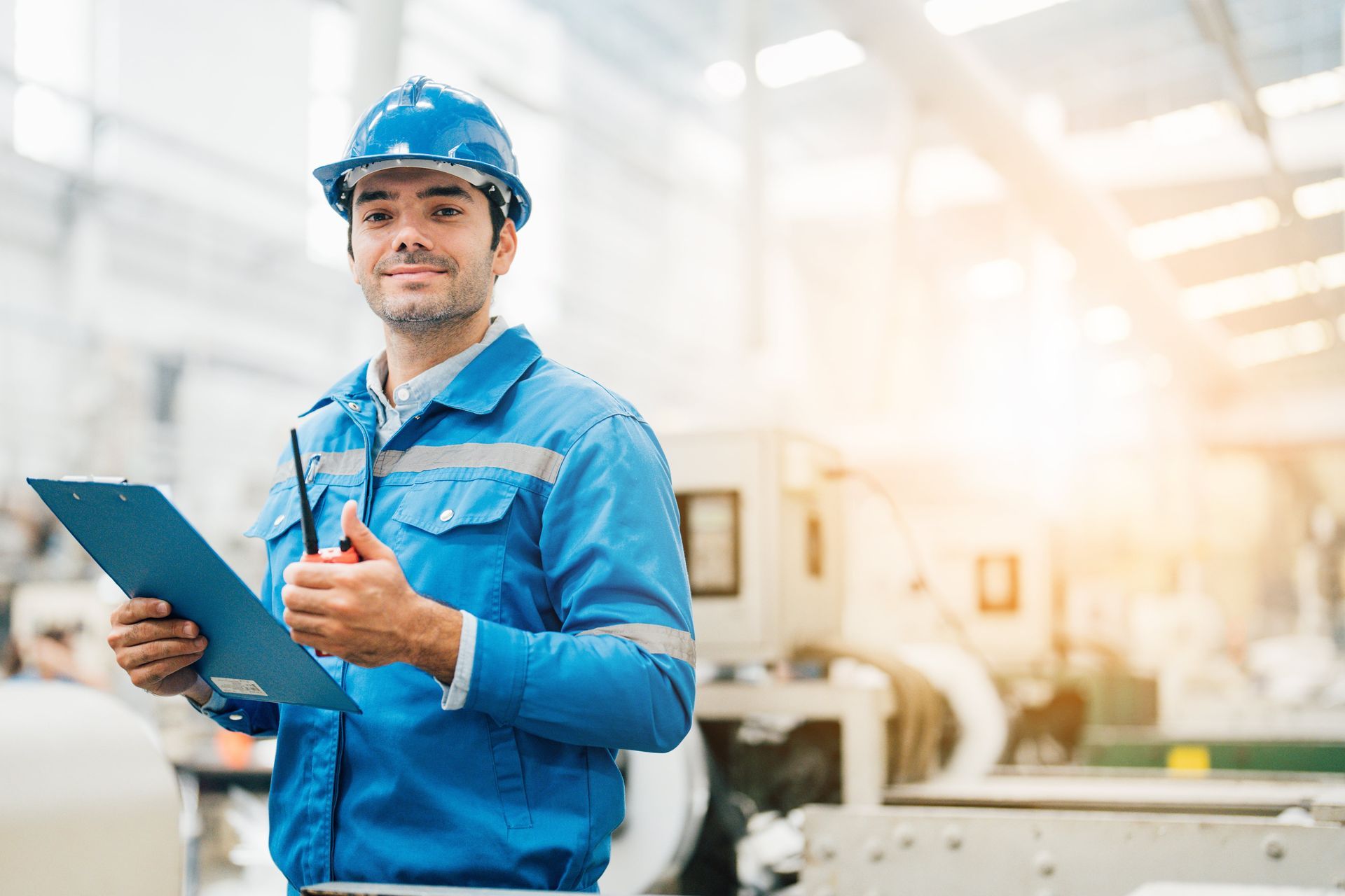 Industrial factory worker