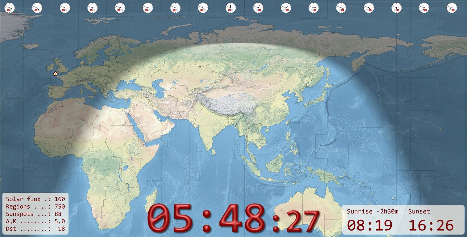 World Map - SDR-Radio.com | Software Defined Radio